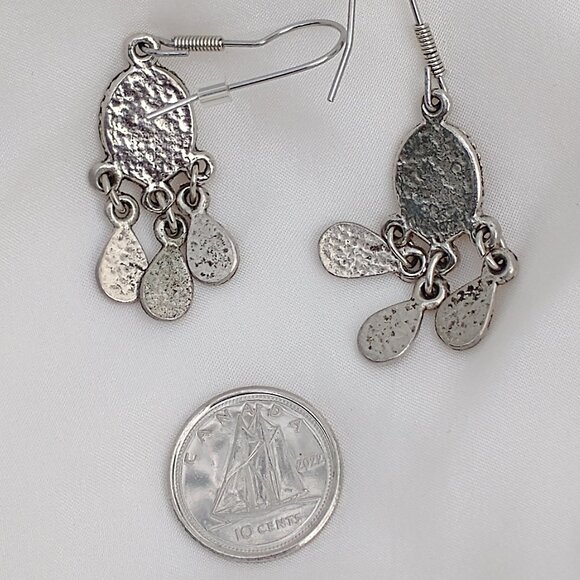 Kabyle Silver earrings, Carnelian, Dangling, Cornaline - Picture 3 of 3